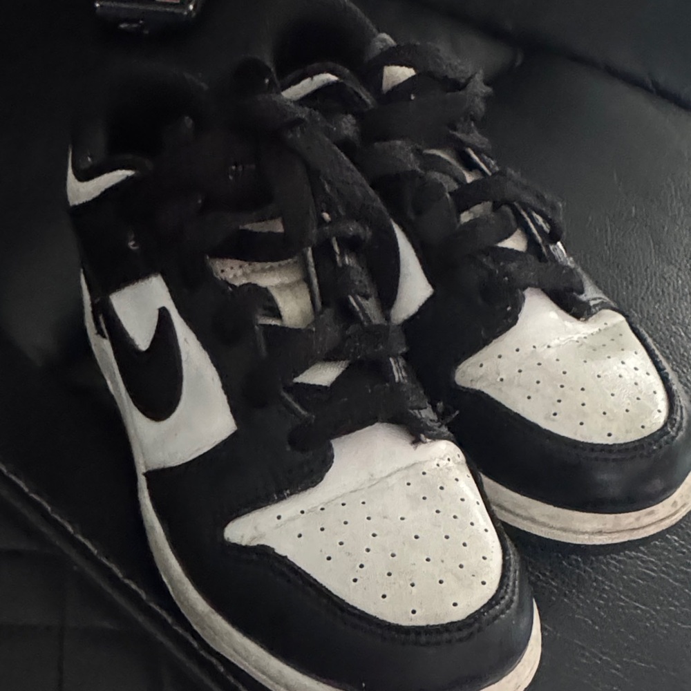 Nike Kids Black and White Sneakers